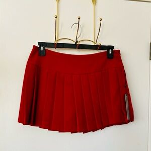 Red Pleated Skort NWT! ♥️